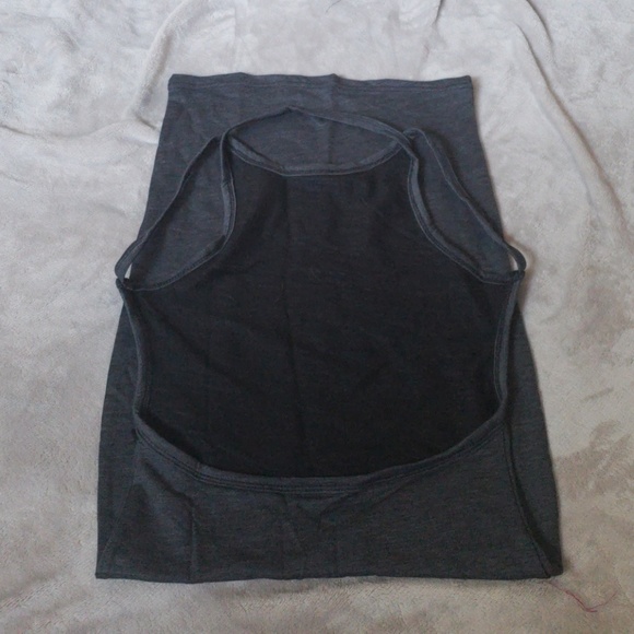 BRAND NEW Dark Gray Backless Bodycon Dress - Picture 3 of 5
